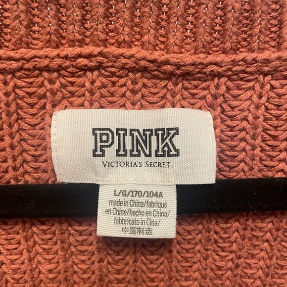 PINK Victoria's Secret V-Neck Knit Sweater - Picture 3 of 4
